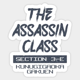 The Assassin Class Sticker